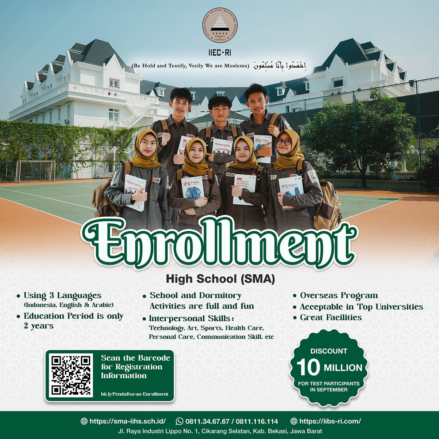 Penerimaan Peserta Didik Baru IIBS-RI (SMP-SMA) 20262027